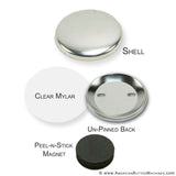 1.75" Self-Adhesive Magnet Set - American Button Machines