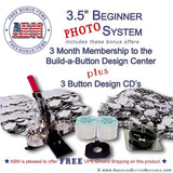 3.5" Photo Button Maker Kit - American Button Machines