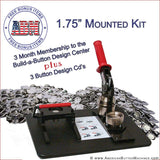 1.75" Mounted Button Making Kit - American Button Machines