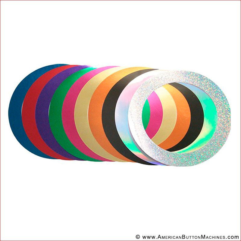 3.5" Accent Rings - Small Variety Pack - 100pcs - American Button Machines
