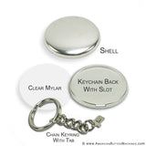 1.75" Chain Key Ring - American Button Machines