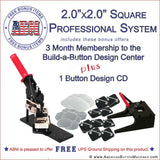 Square 2x2" Professional Kit - American Button Machines