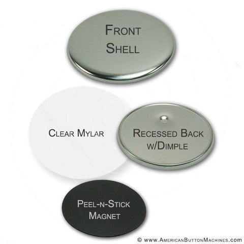 How to make a refrigerator magnet button with a button maker