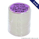 2.25" B.A.M Mirror Back Button Set - American Button Machines