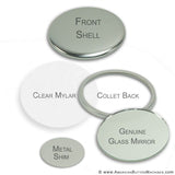 2.25" Mirror Back Buttons - American Button Machines