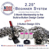 2.25" Button Maker Kit - American Button Machines