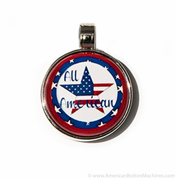 1" Magneta Snap Interchangeable Pendant Blank - American Button Machines