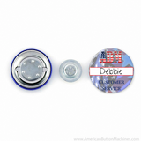 Round Mag Tag for buttons with no pin